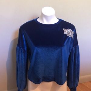 NWT - KOTON Velvet Top